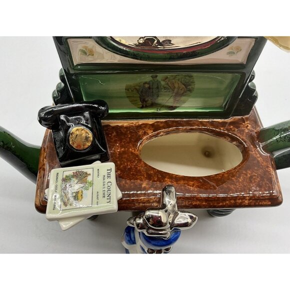 Tony Carter Golf Themed Collectible Teapot Hand Painted Home Decor Teapots READ - Picture 15 of 16